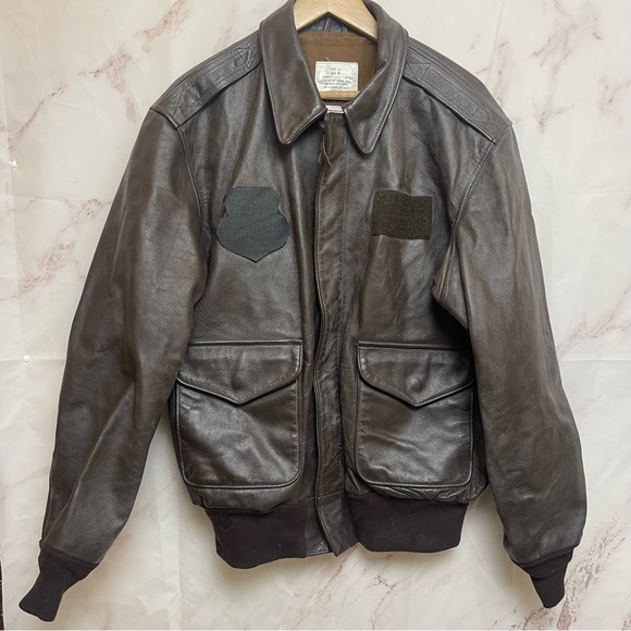 Cockpit DSCP Jackets & Coats Vtg Dscp Cockpit Usa Type A2 Bomber